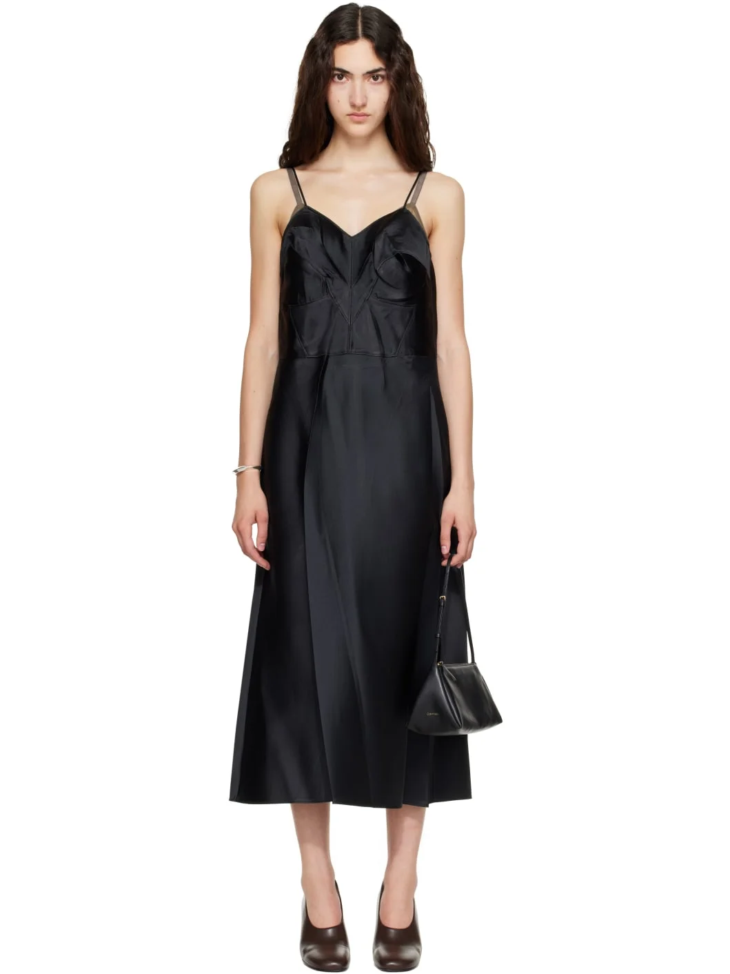 Black Fia Midi Dress - 1
