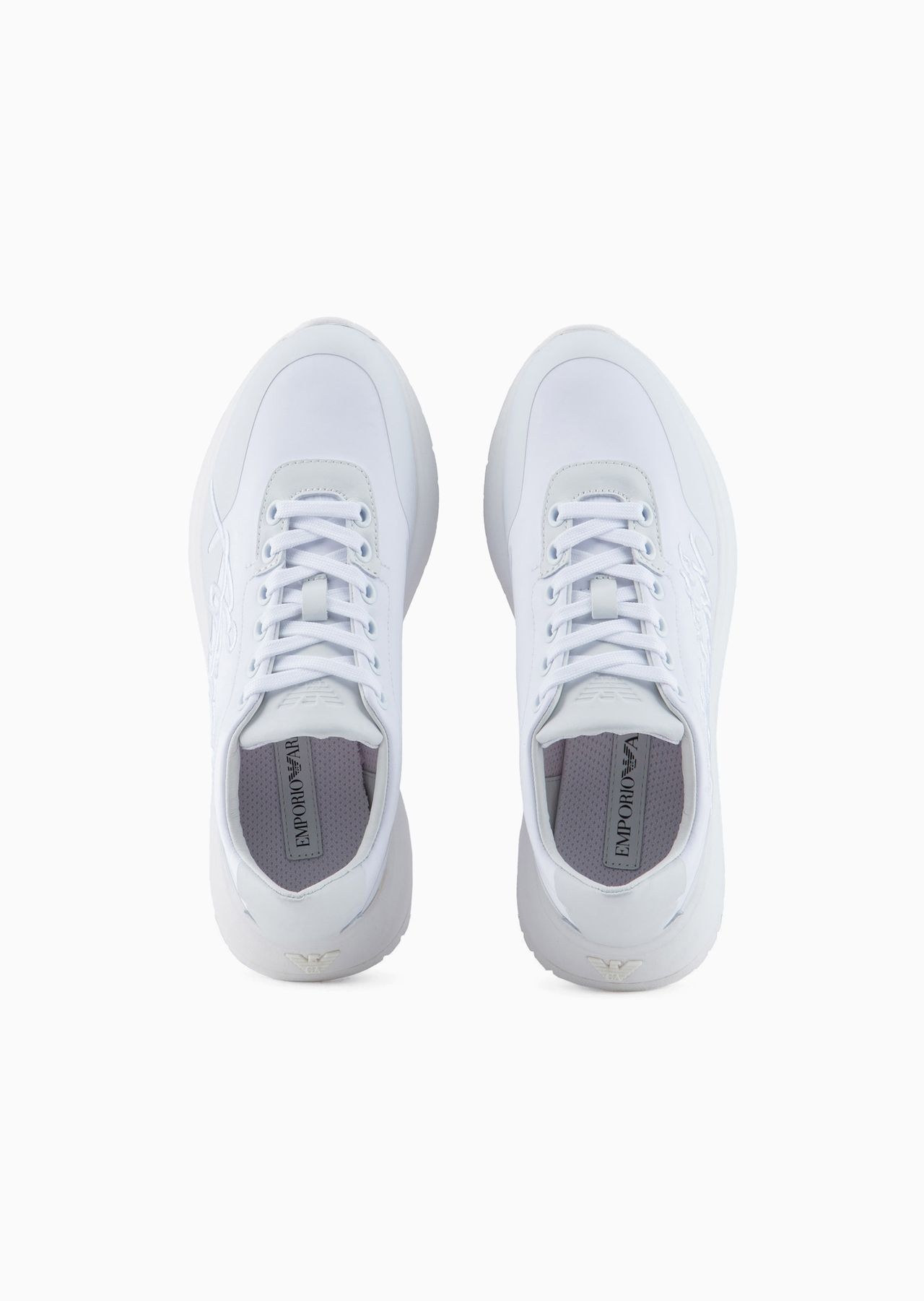 Nylon sneakers with Travel Essentials signature logo embroidery - 3