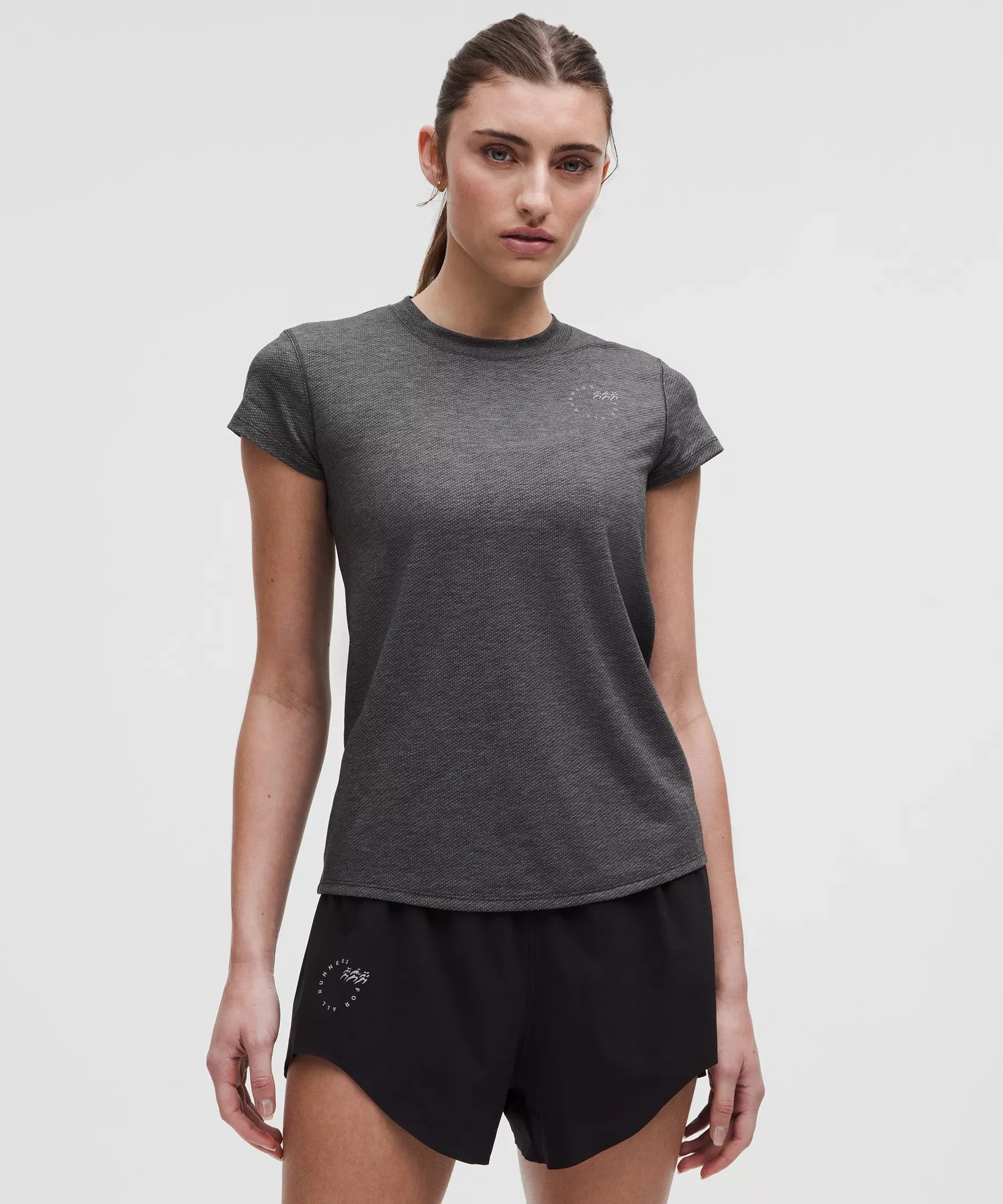 Mile Maker Run Crew Graphic Mesh Short-Sleeve Shirt - 1