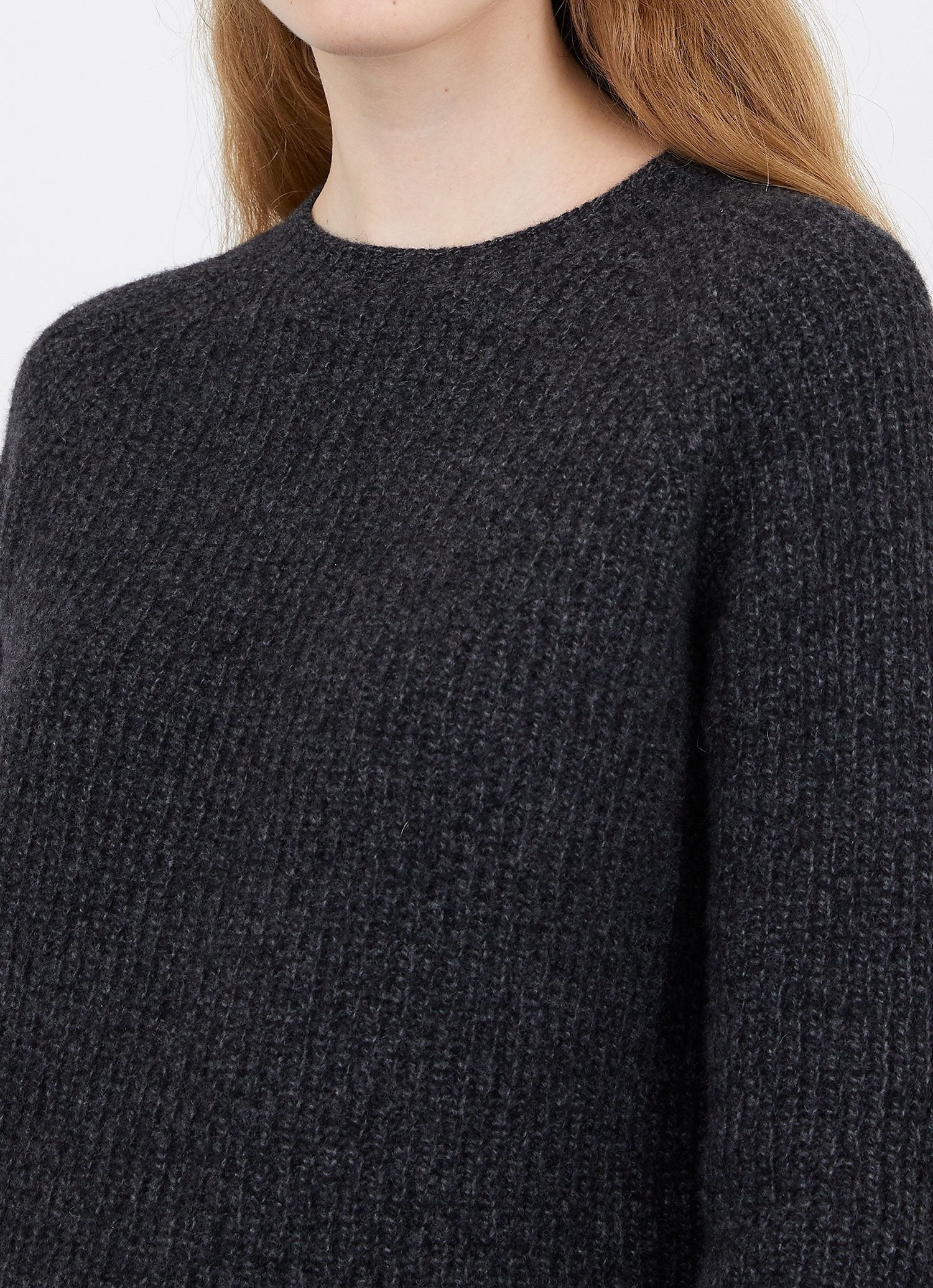 Wool Cashmere Rib Jumper - 4