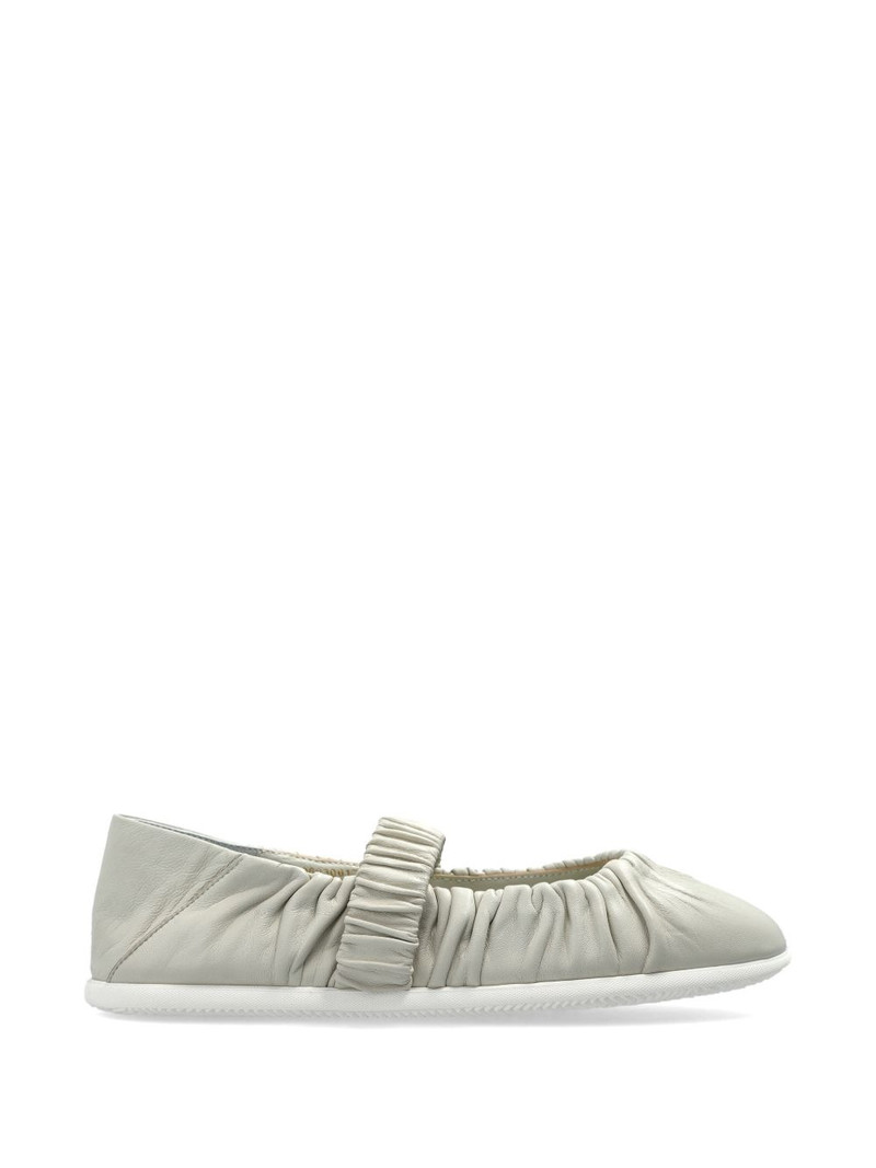 Vienna ruched strap ballet flat 1