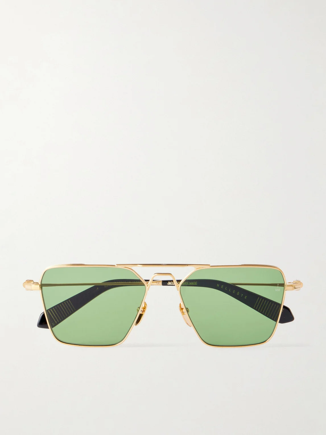 Nick Fouquet Nellcôte Square Frame Metal Sunglasses - 1