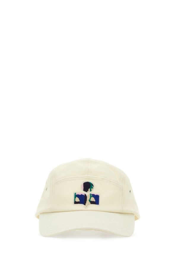 ivory cotton Tedji baseball cap - 1