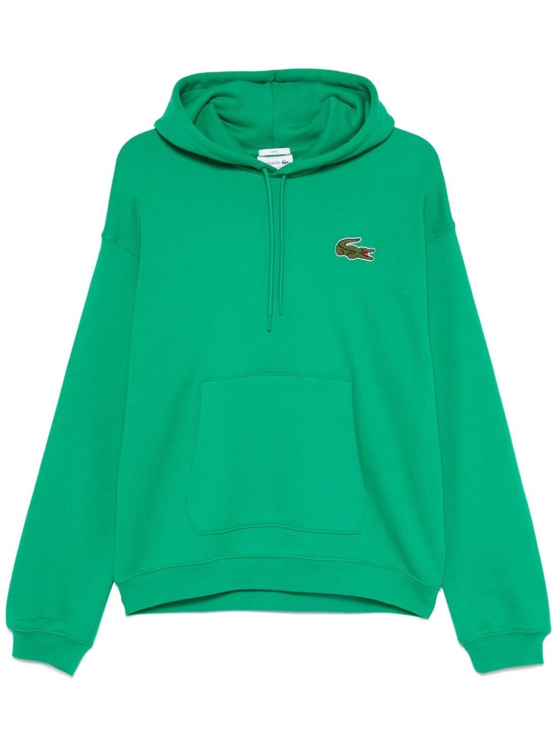 crocodile-patch hoodie 1