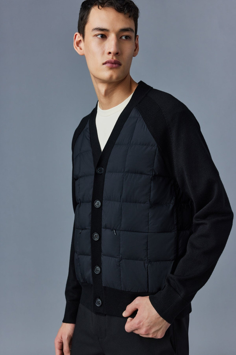 GILFORD hybrid lightweight down cardigan 5