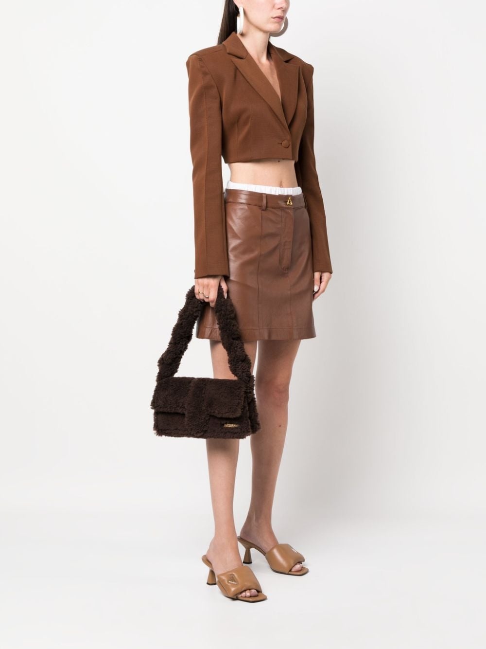Le Bambidou shearling shoulder bag - 2