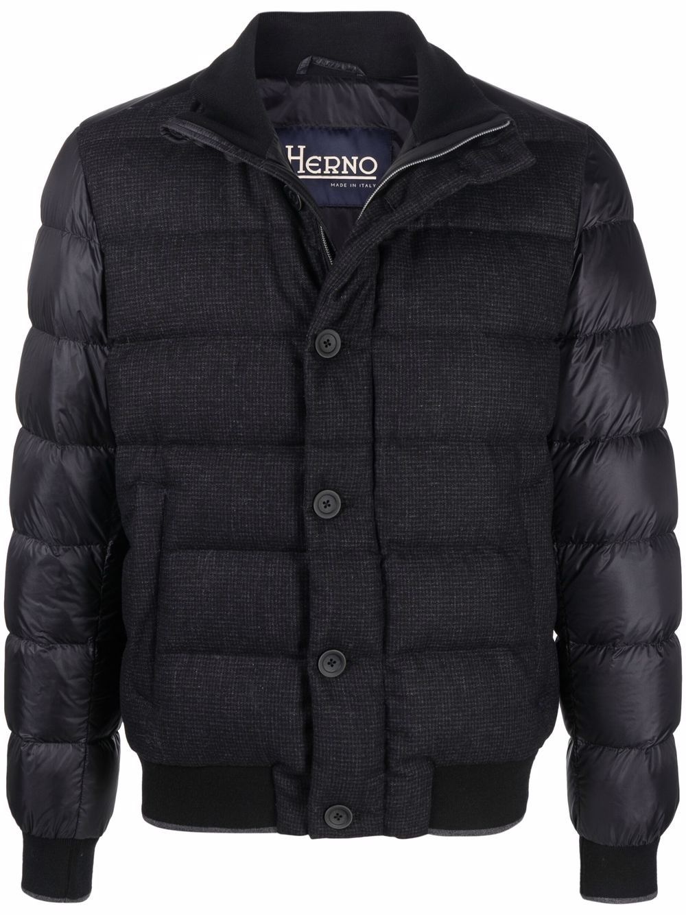 quilted padded jacket - 1