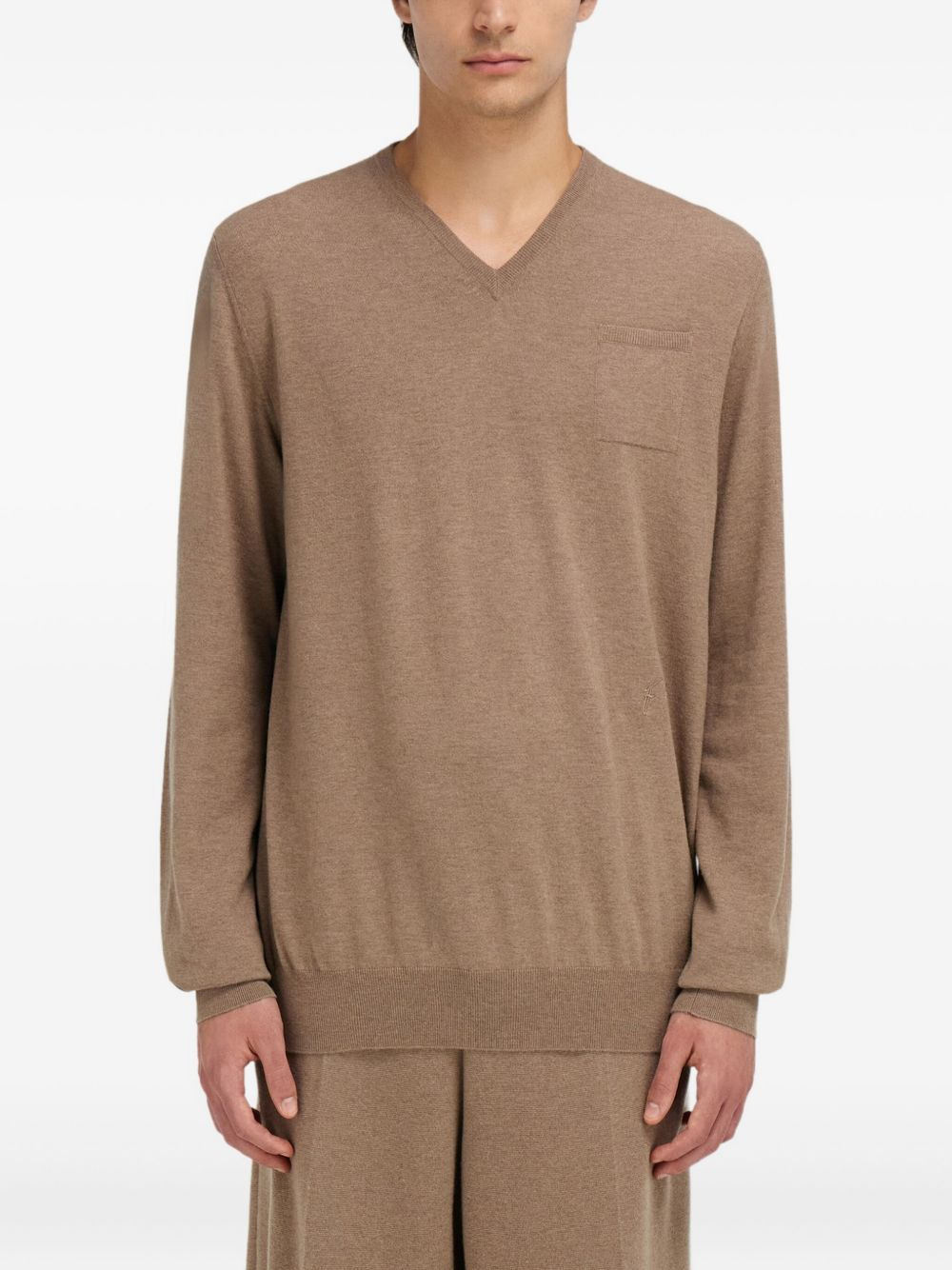 V-neck sweater - 3
