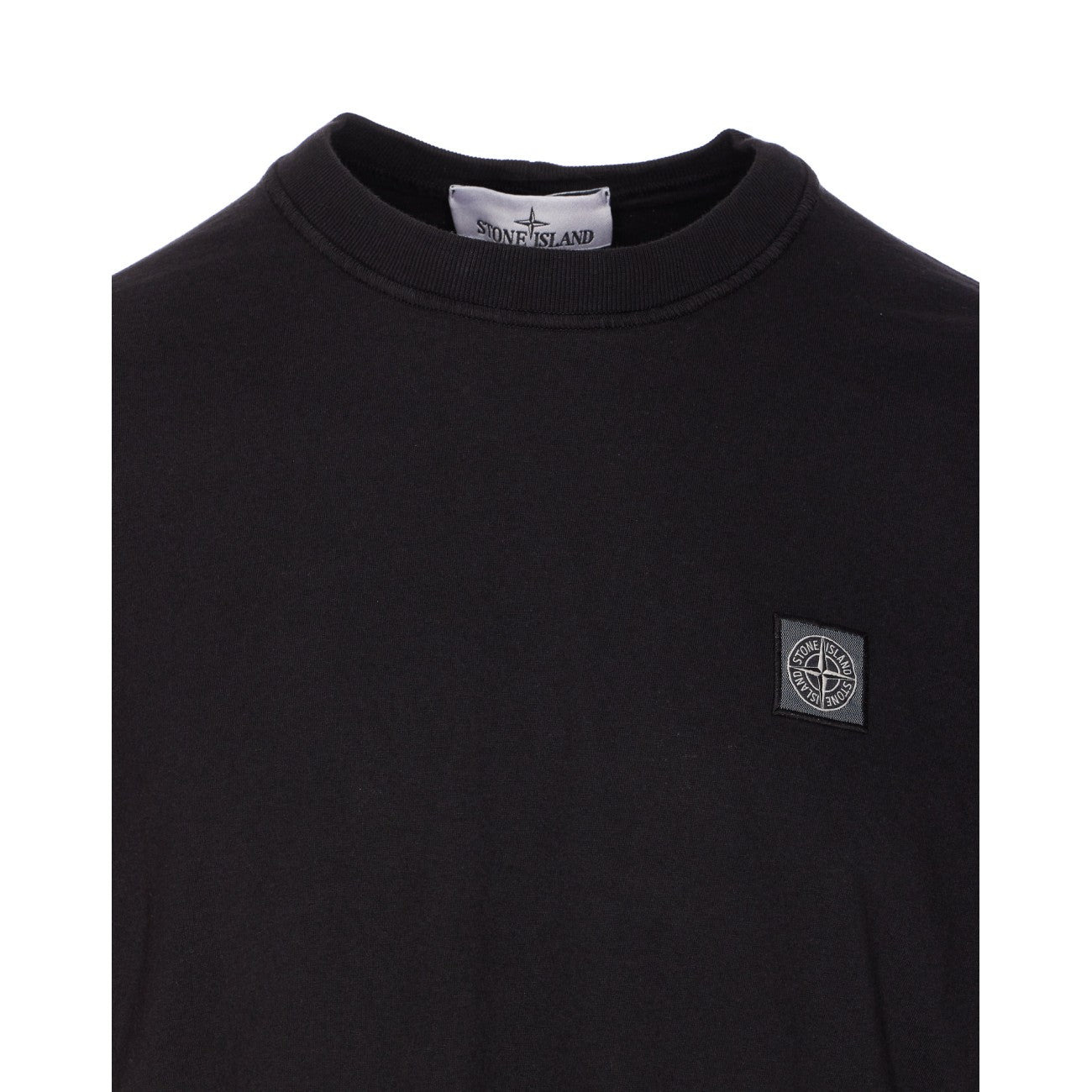 Stone Island Men Compass Patch Logo T-Shirt - 4