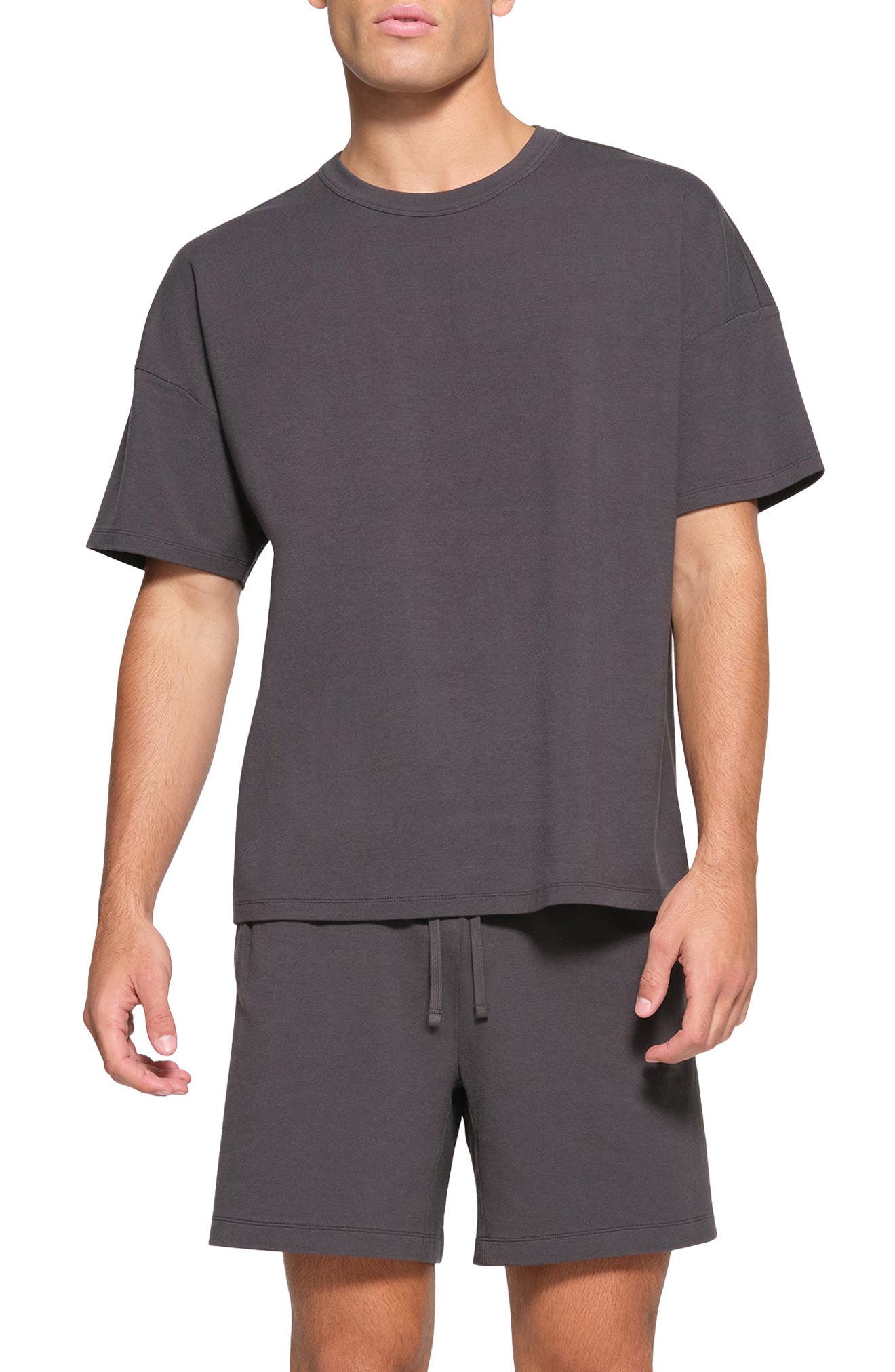 SKIMS Oversize Stretch Crewneck T-Shirt in Ash at Nordstrom - 1