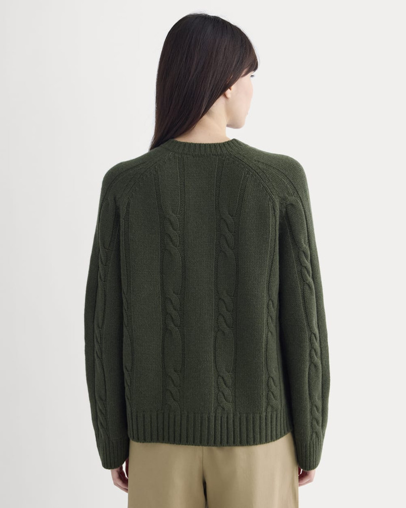 CABLE CARDIGAN IN EXTRAFINE LUXE MERINO 5