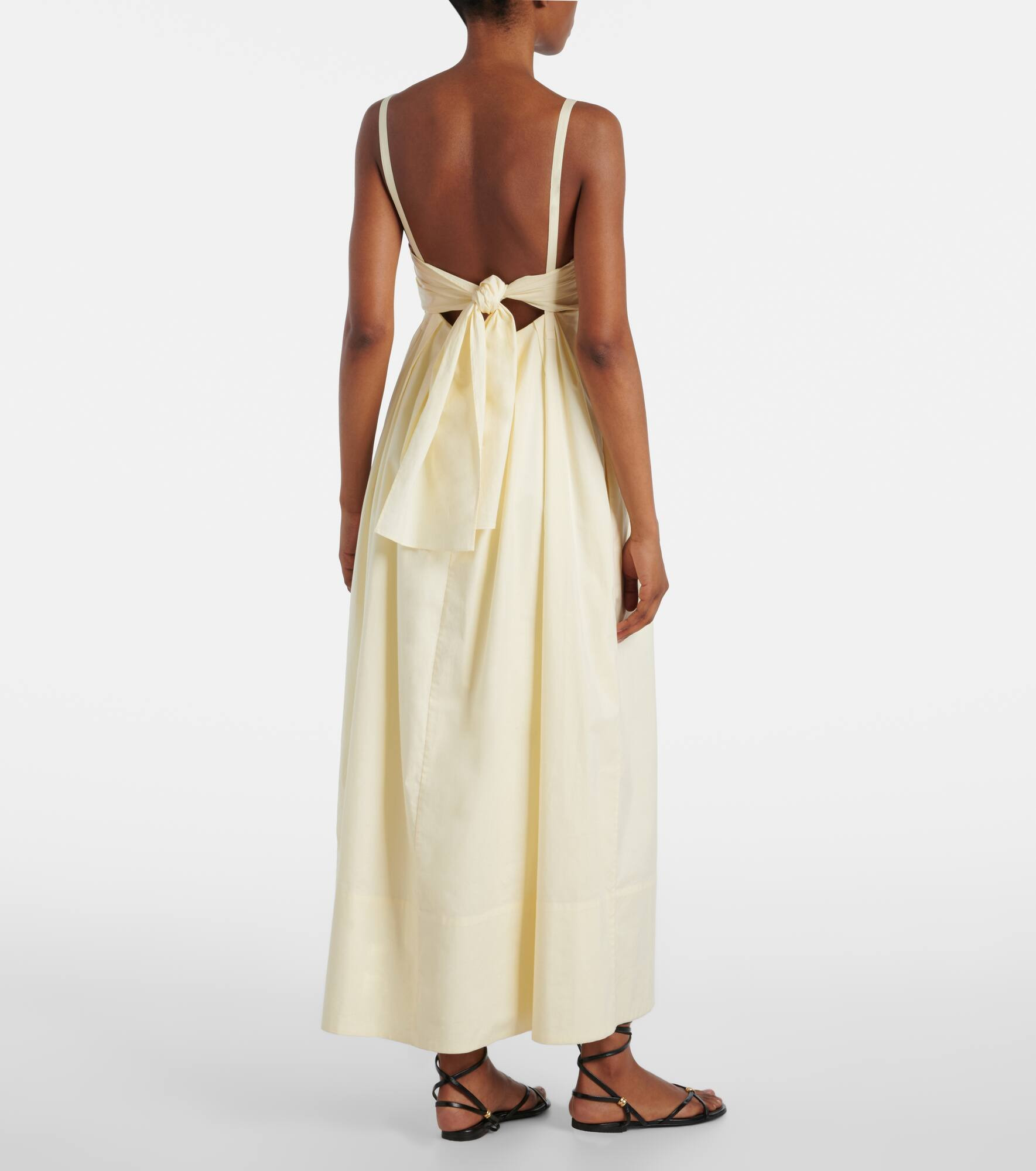 White Label Claudine poplin midi dress - 3