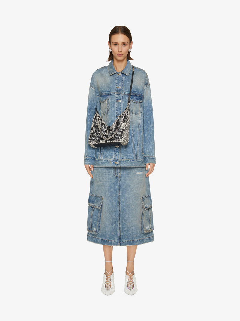 Givenchy SMALL CUT OUT BAG IN 4G TWEED outlook