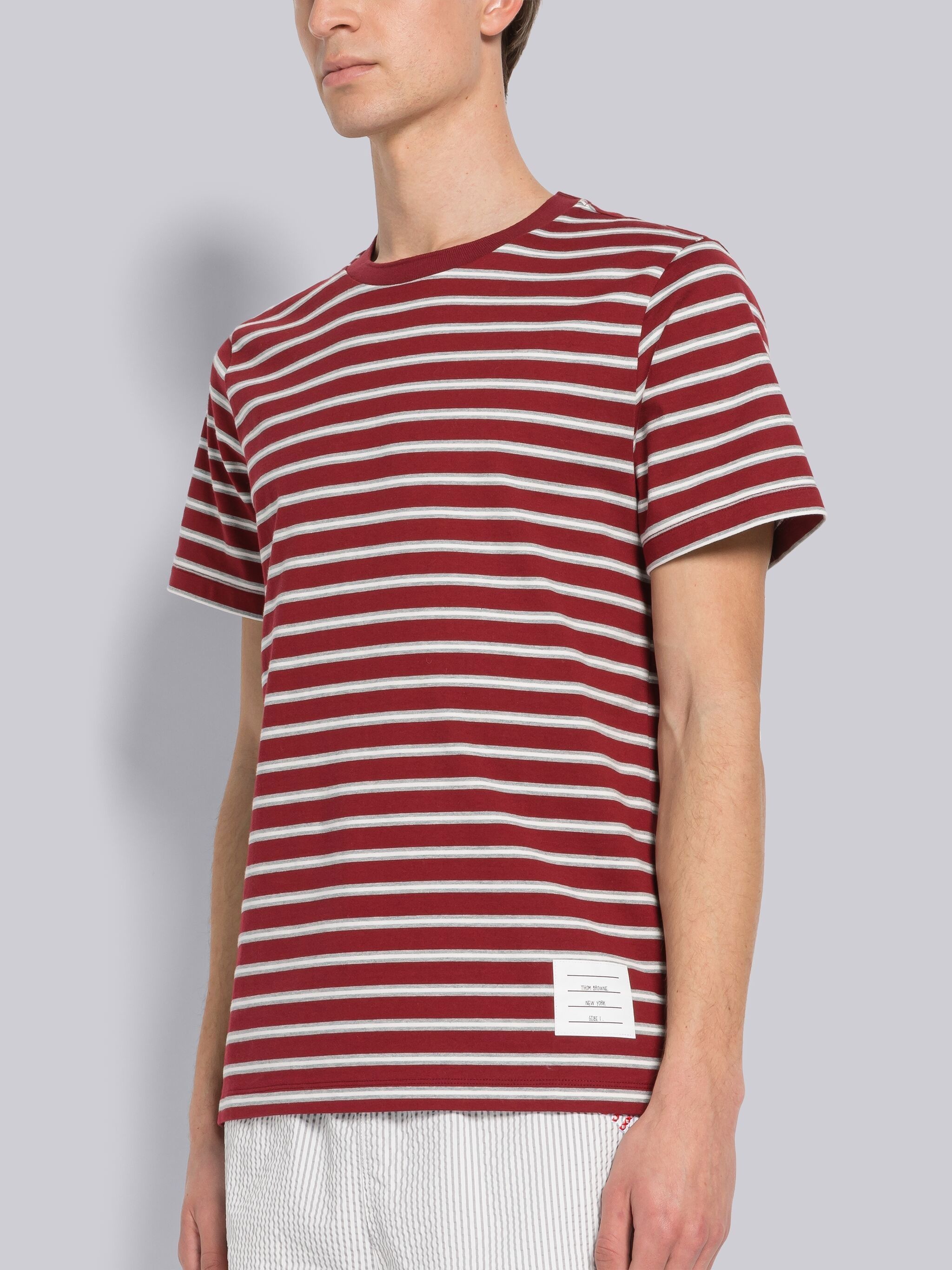 Stripe Midweight Jersey Tee - 2