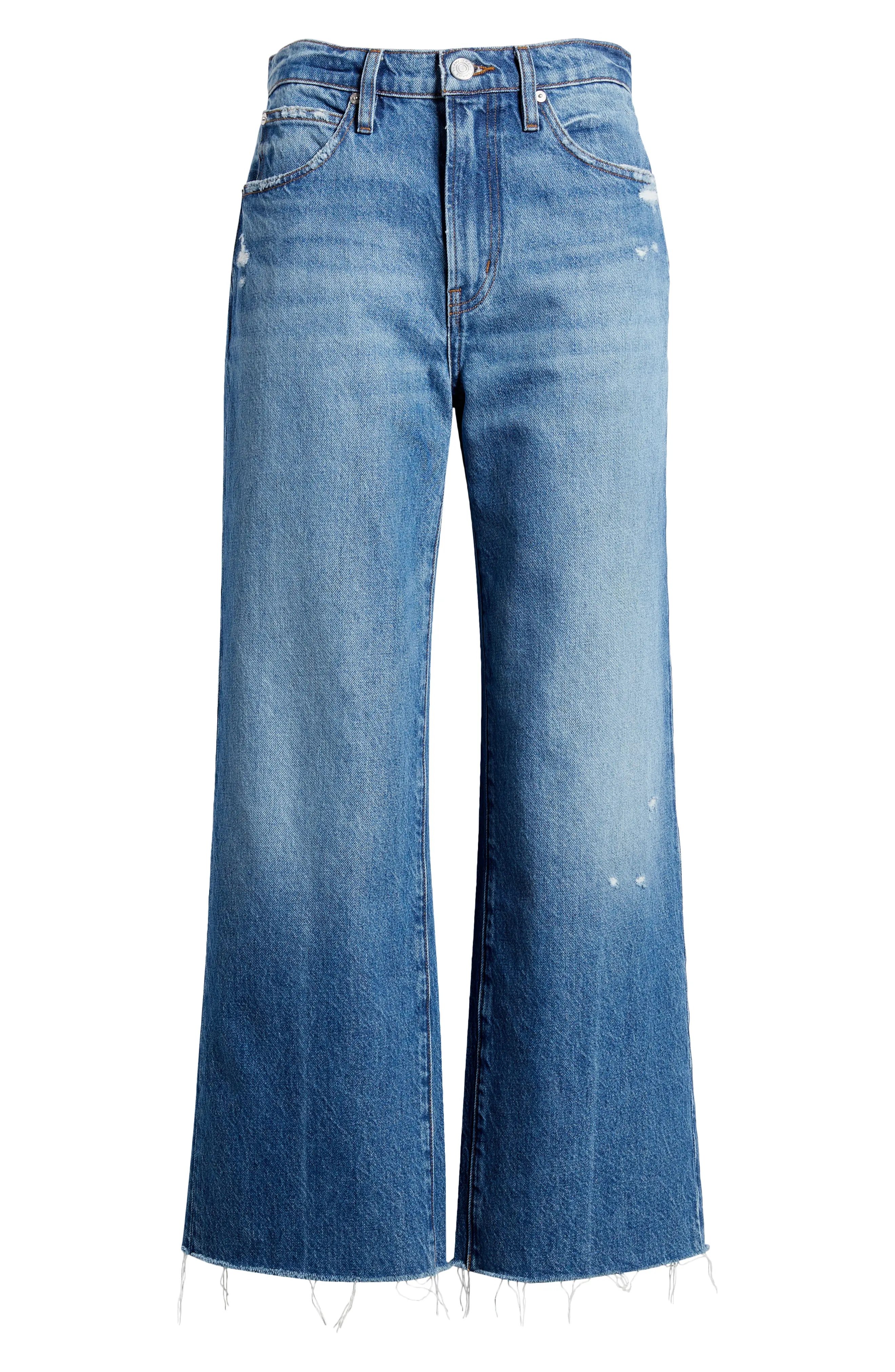 The Relaxed Raw Hem Straight Leg Jeans - 5