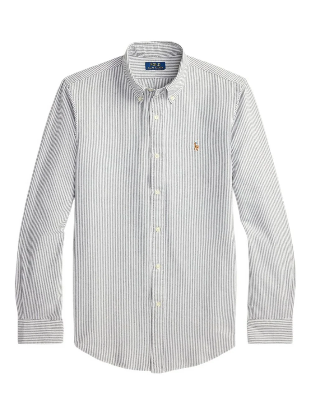 striped long-sleeve shirt - 1