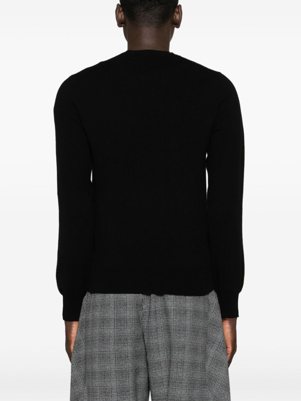 heart-patch wool jumper - 5