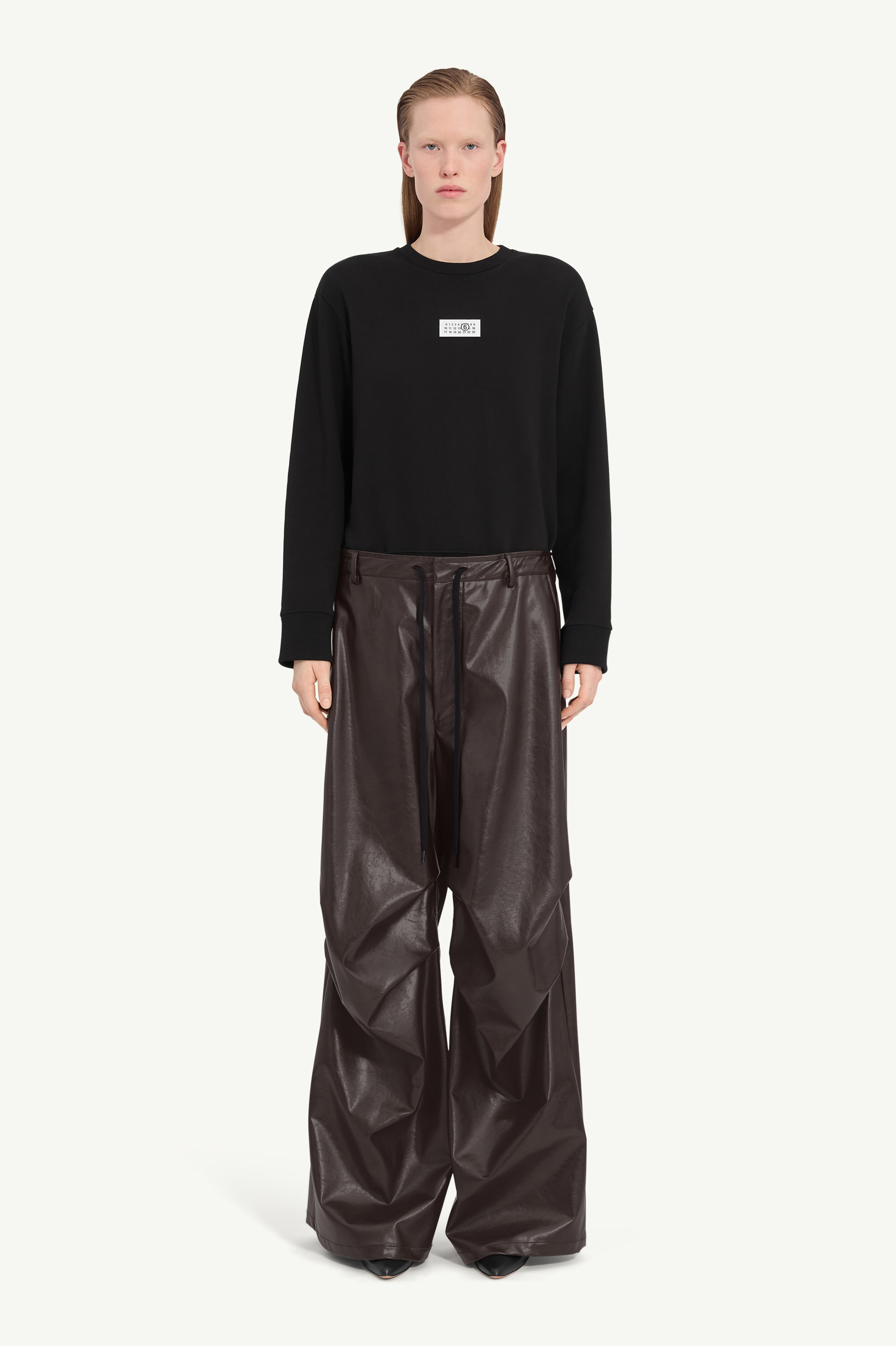 Faux leather trousers - 2