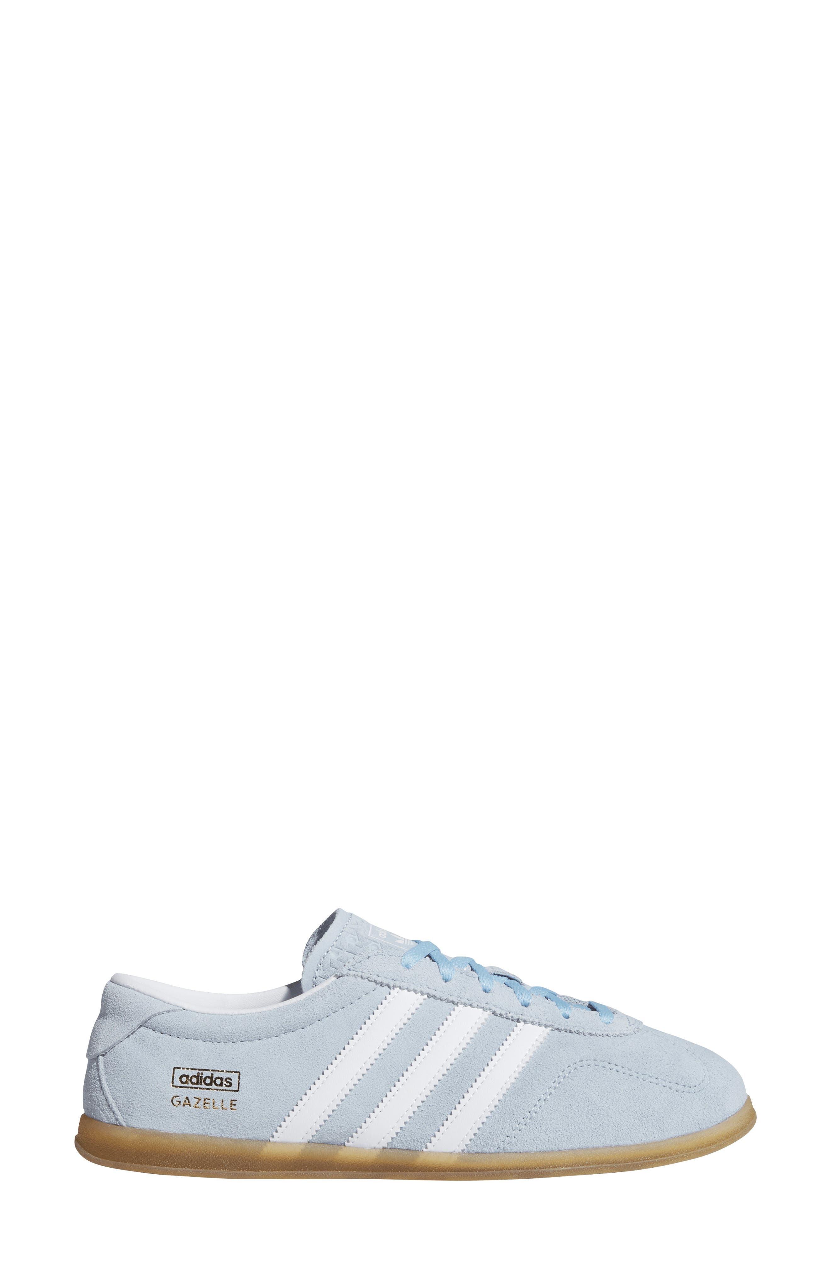 adidas Gazelle Lo Pro Sneaker in Clear Sky/White/Gum at Nordstrom - 3