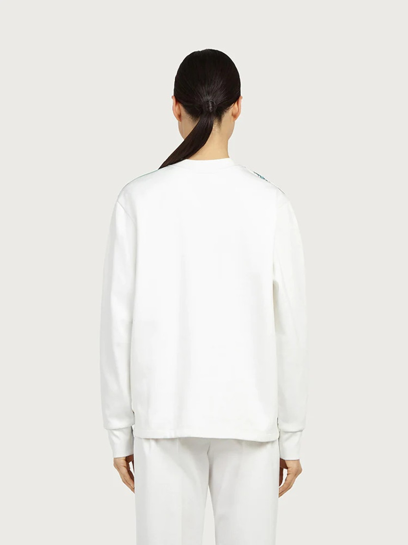 SWEATER WITH SILK INSERTS 4