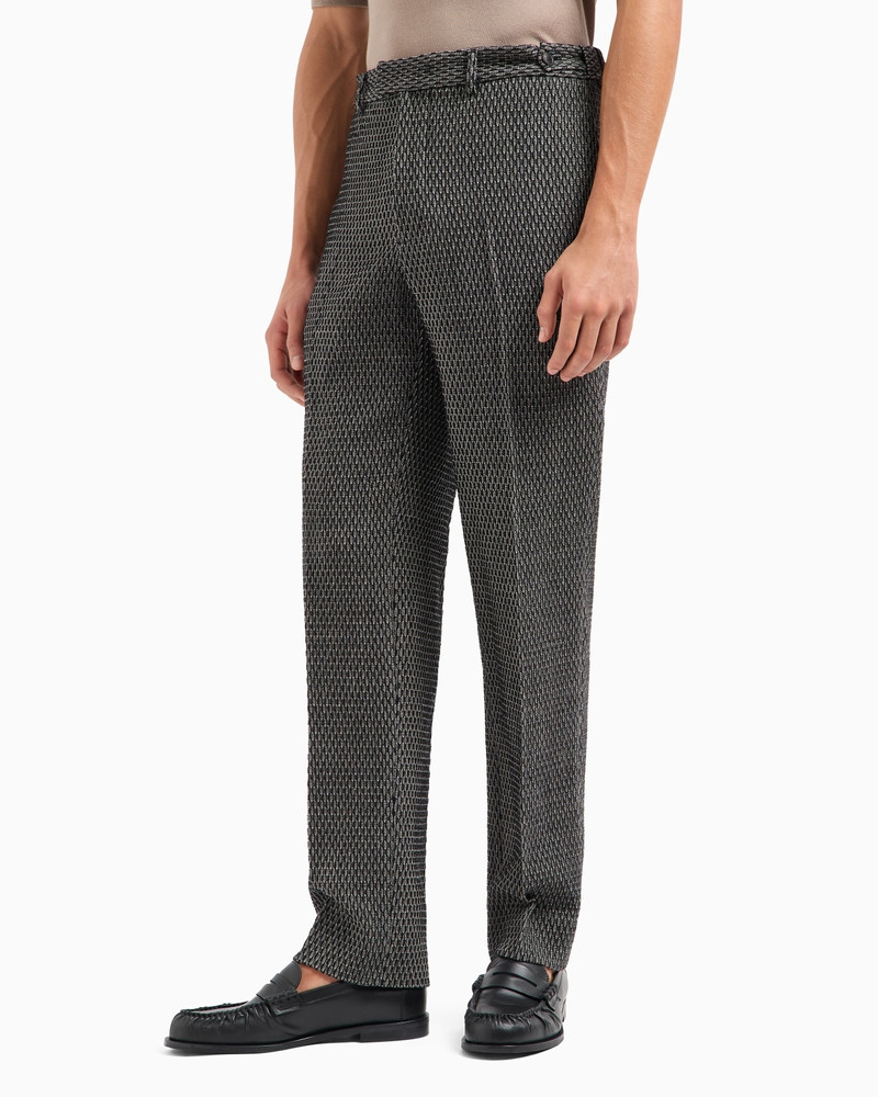ICON ARMURE VIRGIN WOOL TROUSERS 2