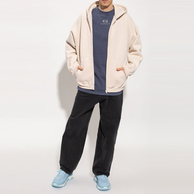 BALENCIAGA Balenciaga Unity Icon T-Shirt 'Grey' 641675TLVF94197 outlook