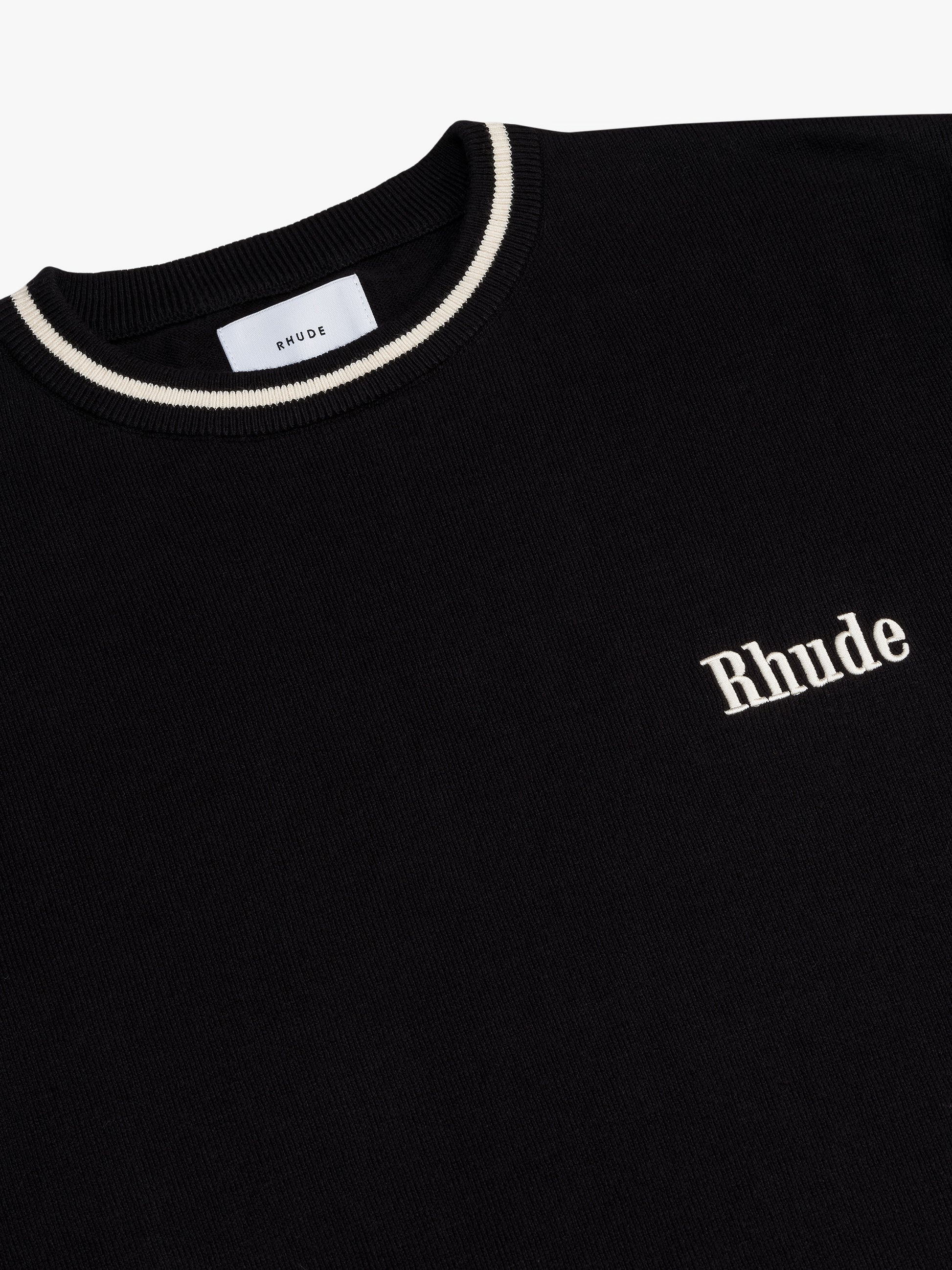 RHUDE LOGO KNIT TEE - 3