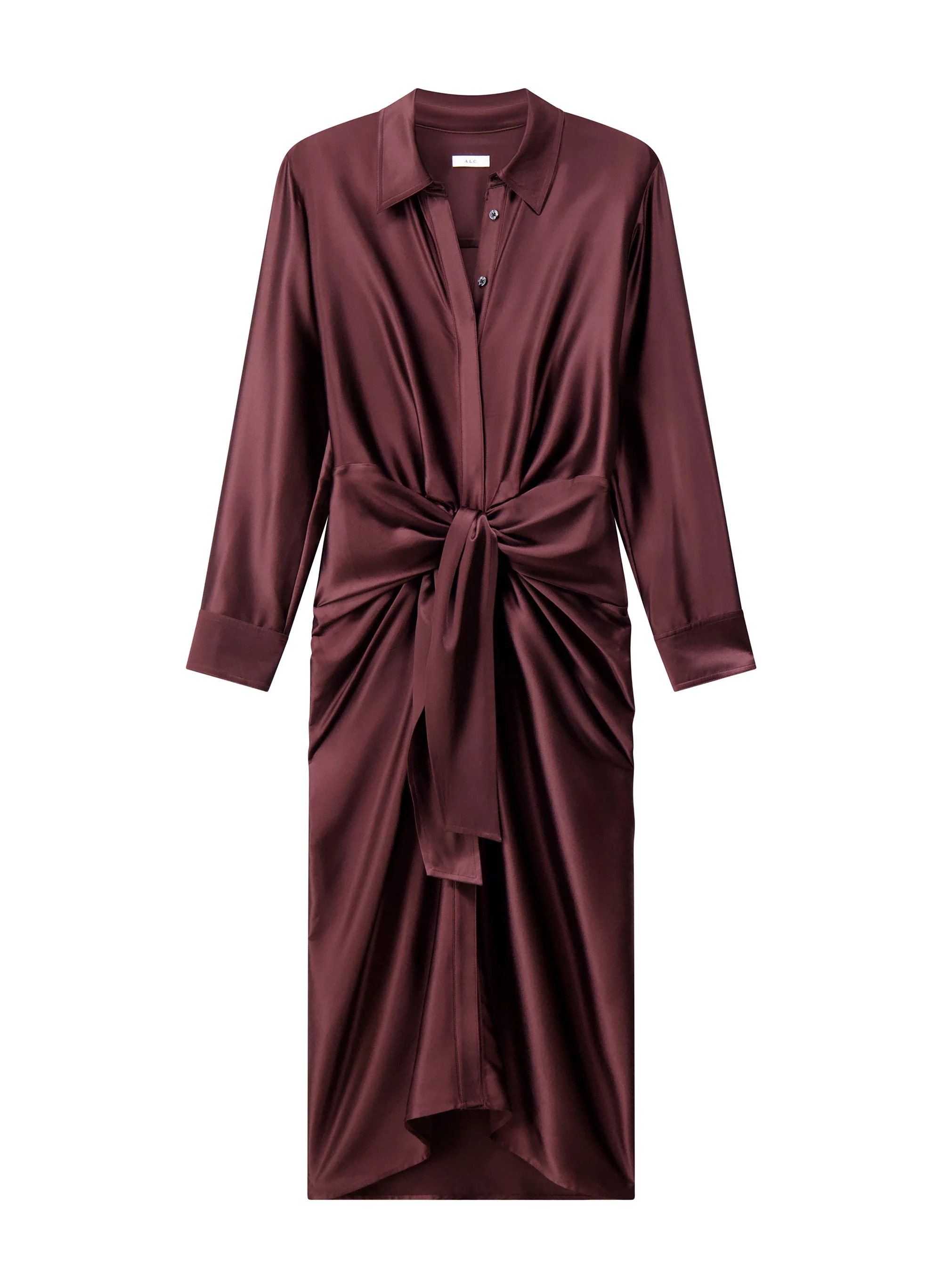 Mila Silk Midi Dress - 1