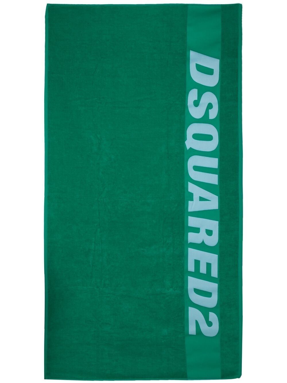 logo-print beach towel - 2