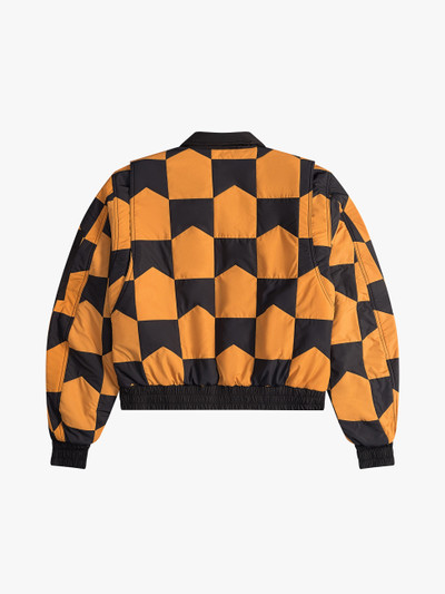 Rhude CHEVRON QUILTED MA1 JACKET outlook