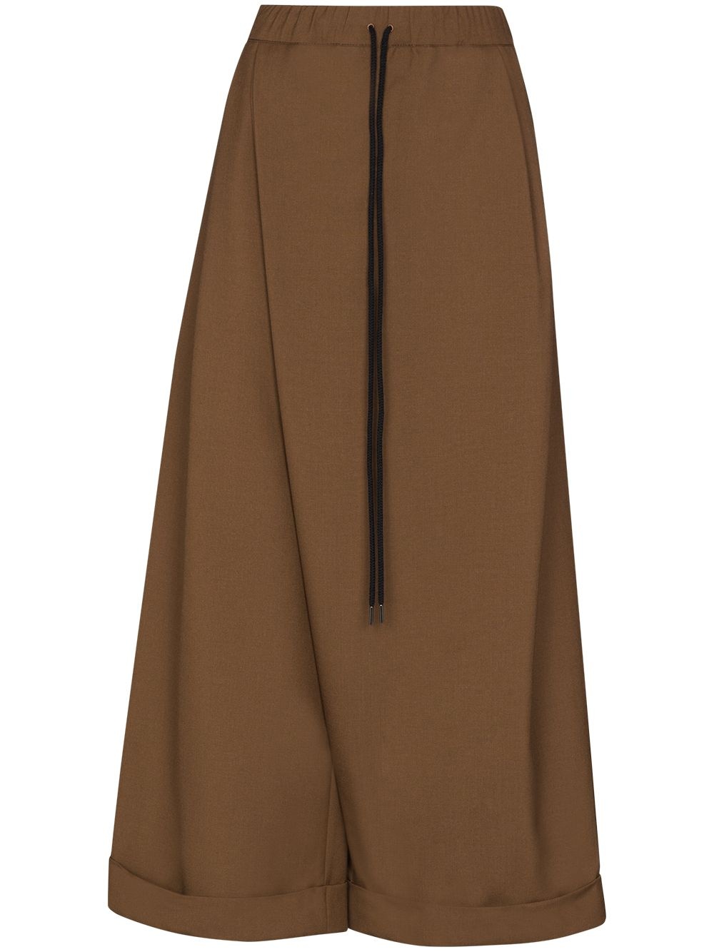 Sarong wide-leg trousers - 1