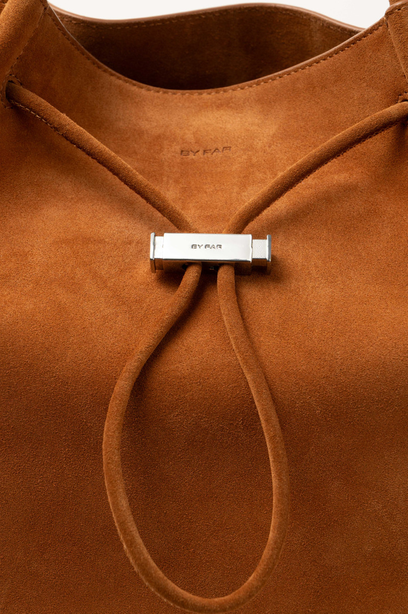 Kayla Summer Tan Suede Leather Shoulder Bag 3
