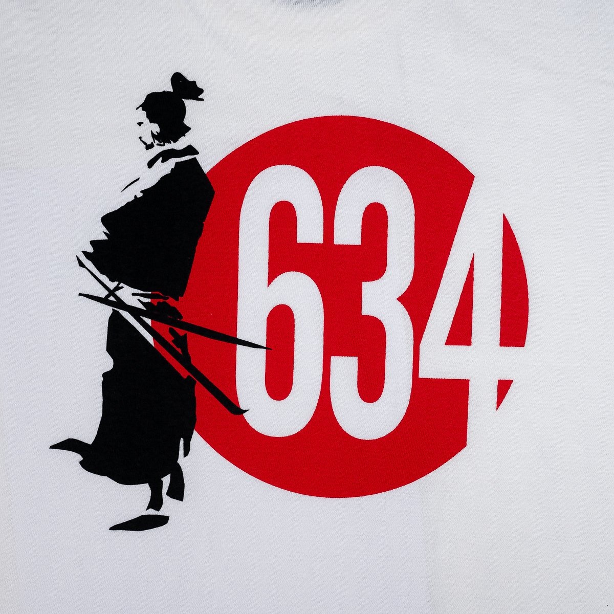 IHPT-634-WHT 6.5oz 634 Cut Printed Loopwheel Crew Neck T-Shirt - White - 8