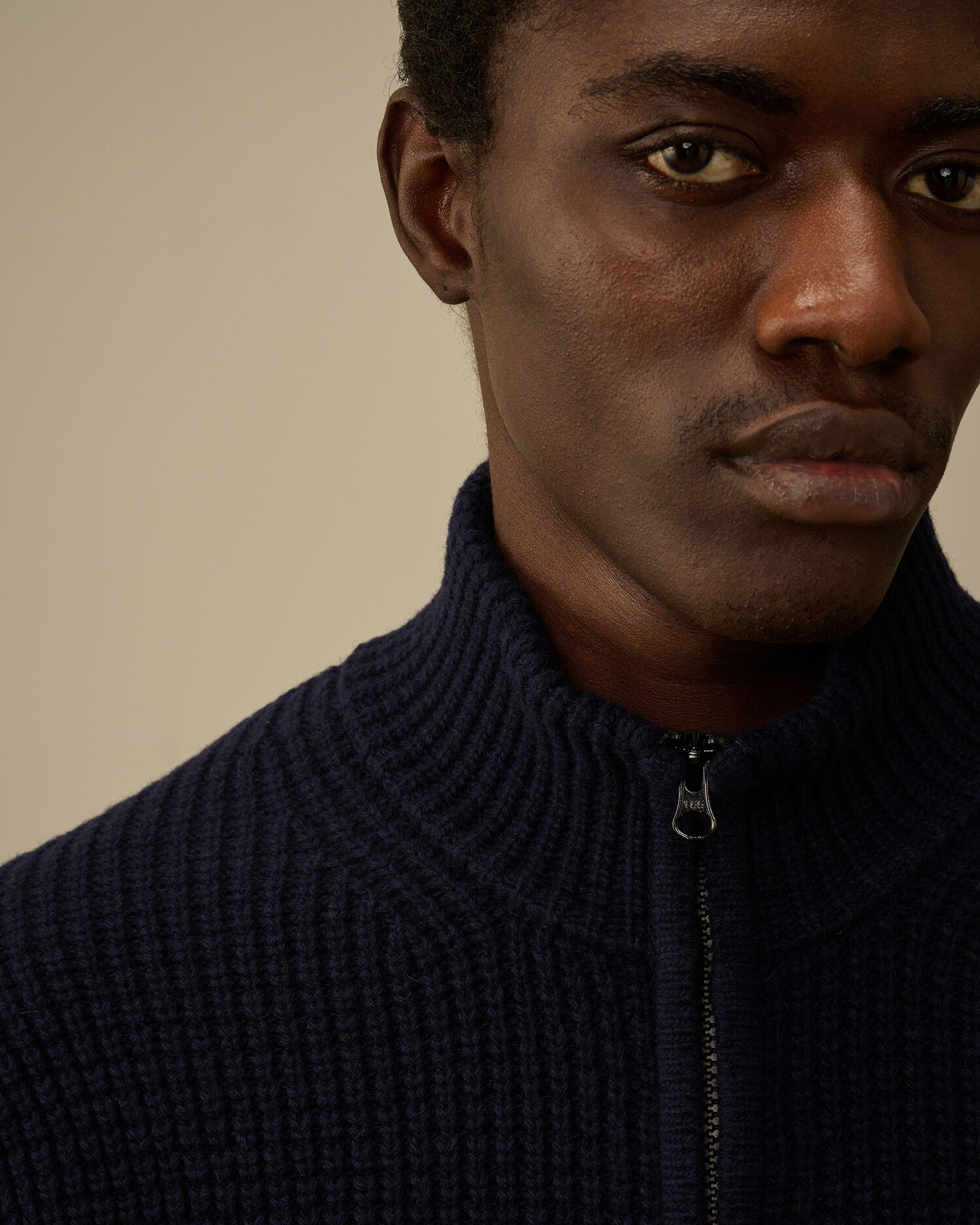 Lambswool GRS Full Zip Sweater - 6