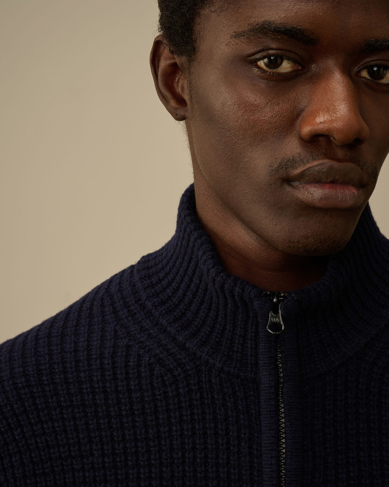 Lambswool GRS Full Zip Sweater 6
