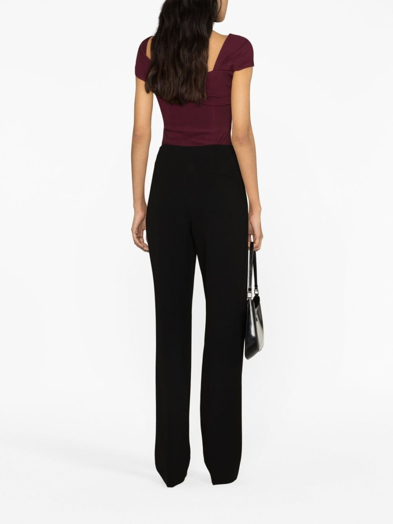 Cady high-rise pleated trousers 3