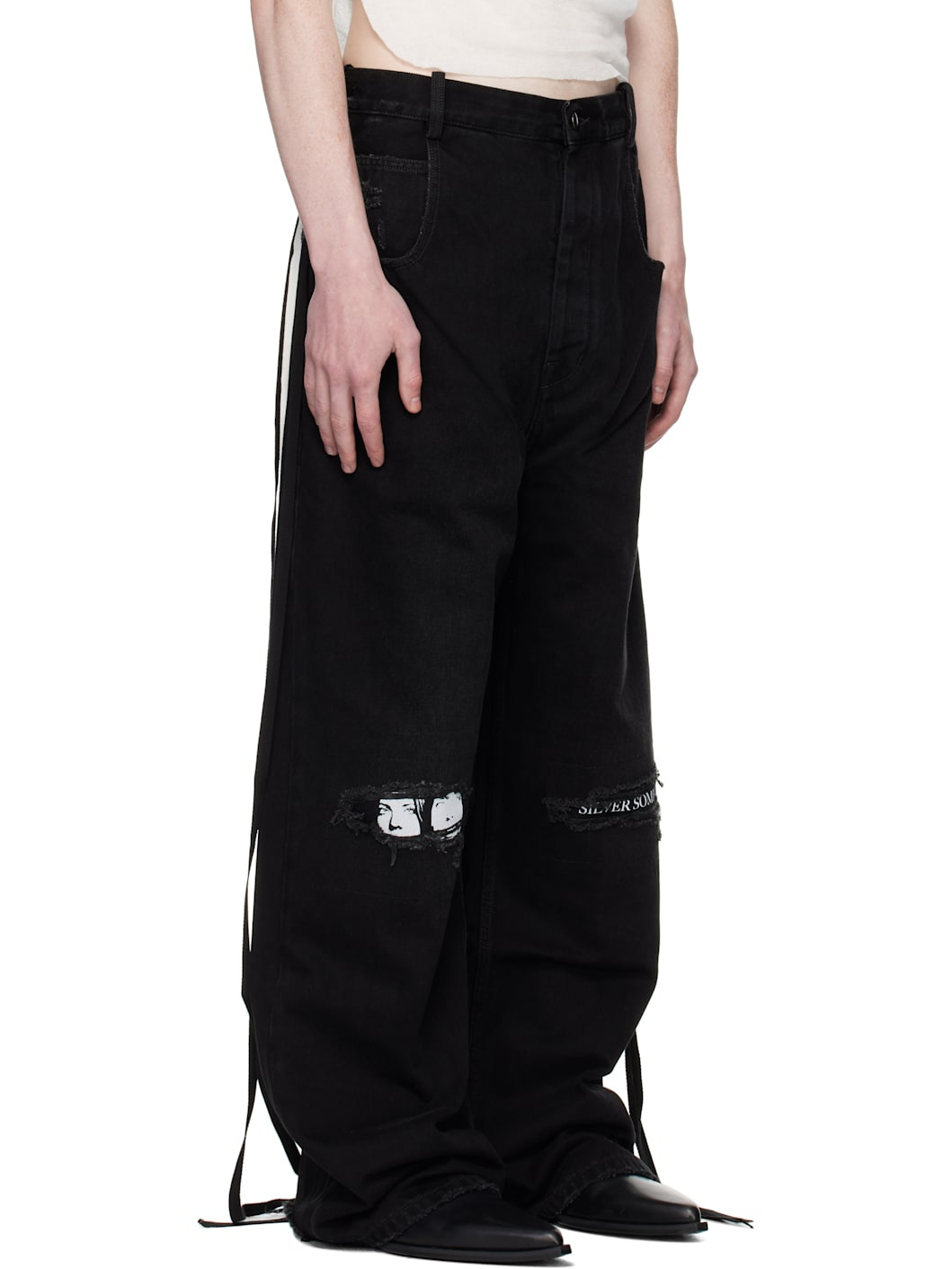 Black Olan 5 Pocket High-Comfort Jeans - 2