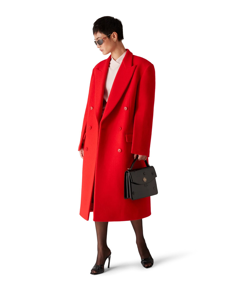 CASABLANCA Boiled Wool Overcoat | Casablanca Paris outlook