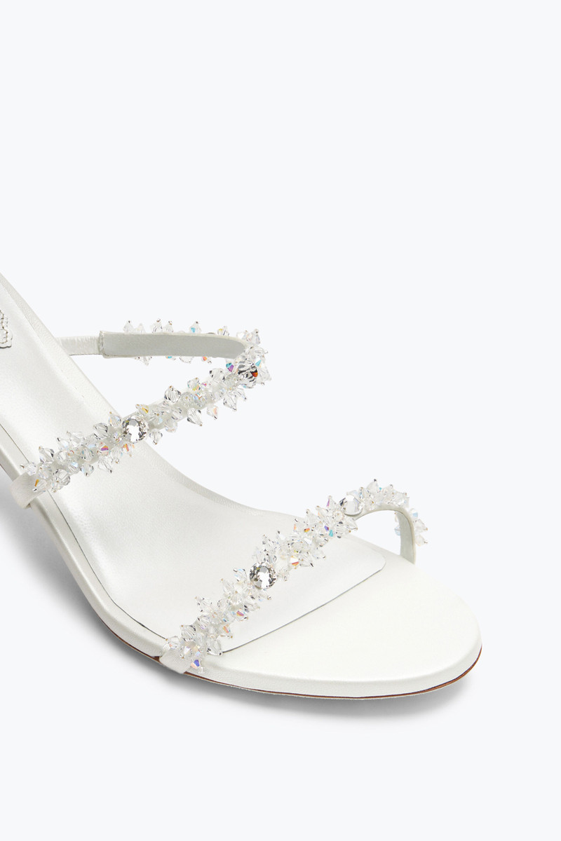Cinderella White Sandal With Serpent 60 4