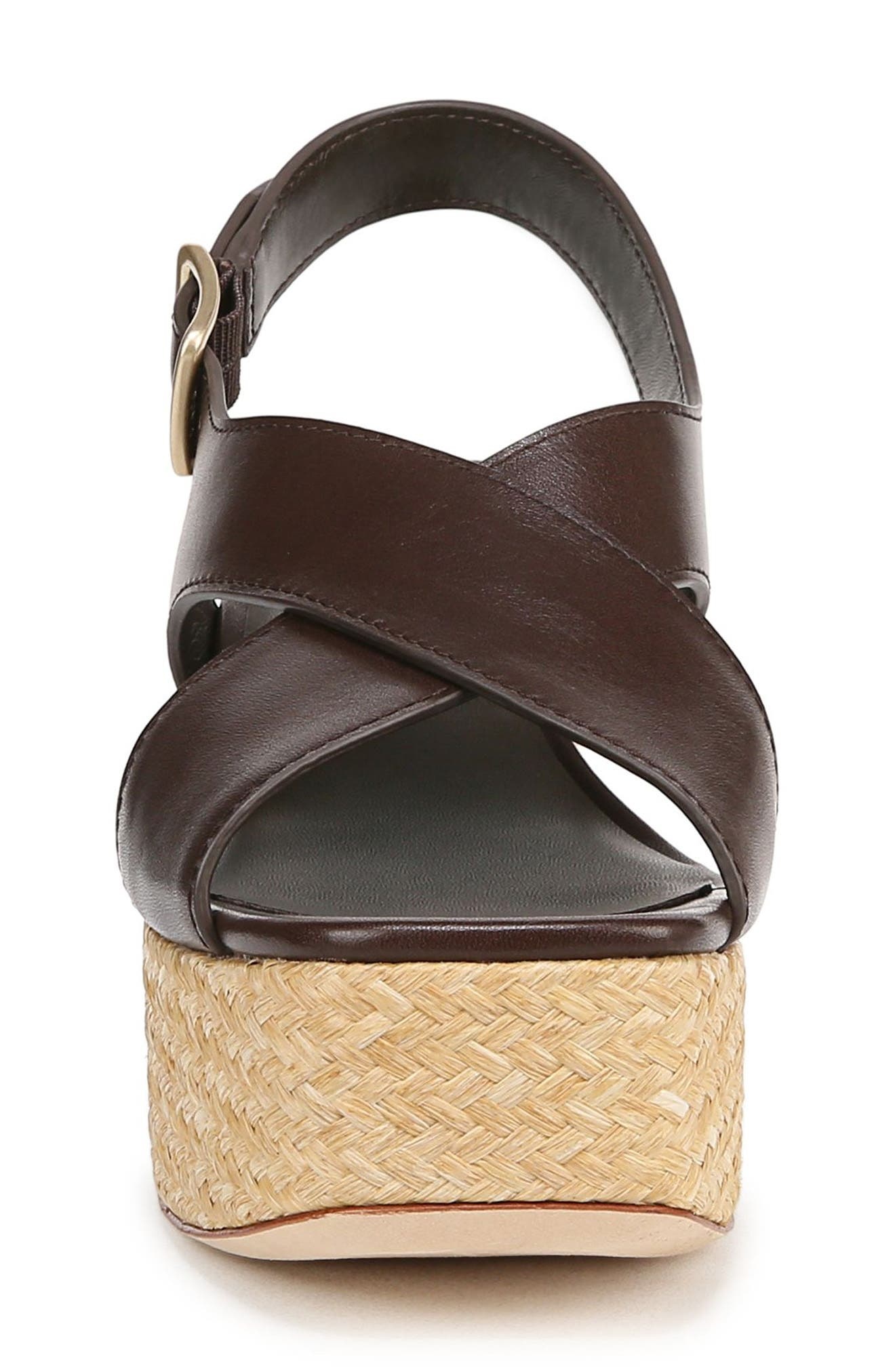 Vince Clementina Slingback Platform Sandal in Cacao Brown at Nordstrom - 4
