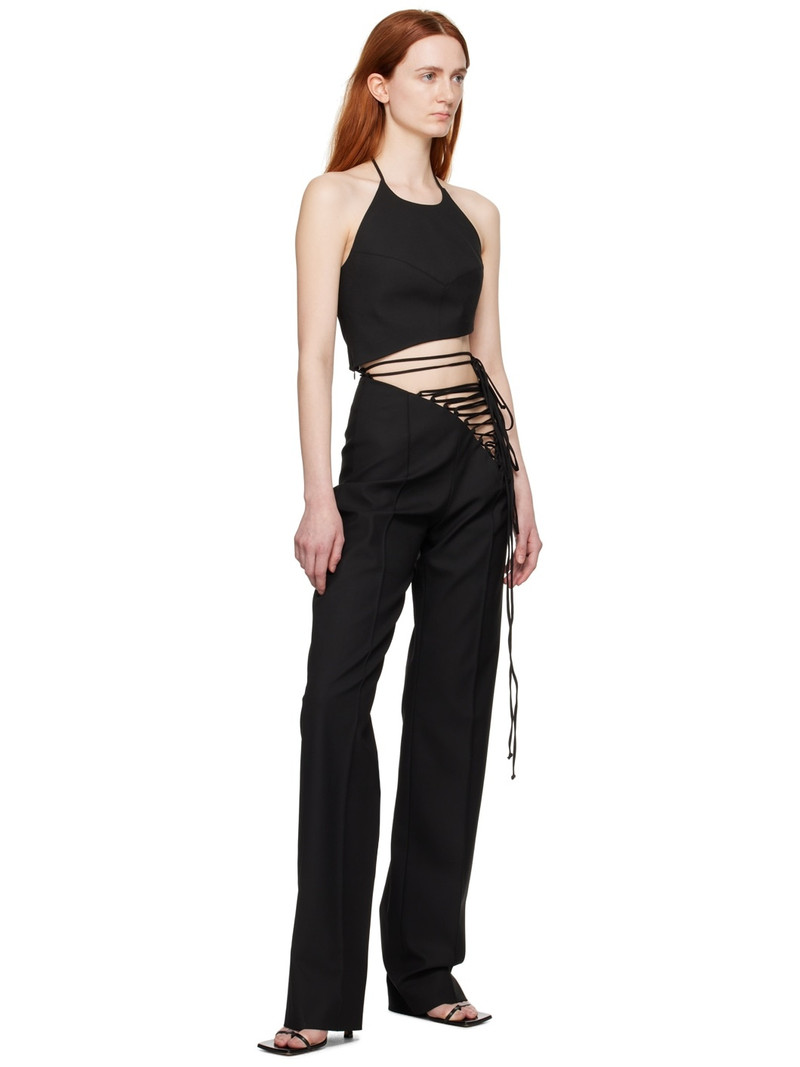 ALEKSANDRE AKHALKATSISHVILI SSENSE Exclusive Black Tank Top outlook