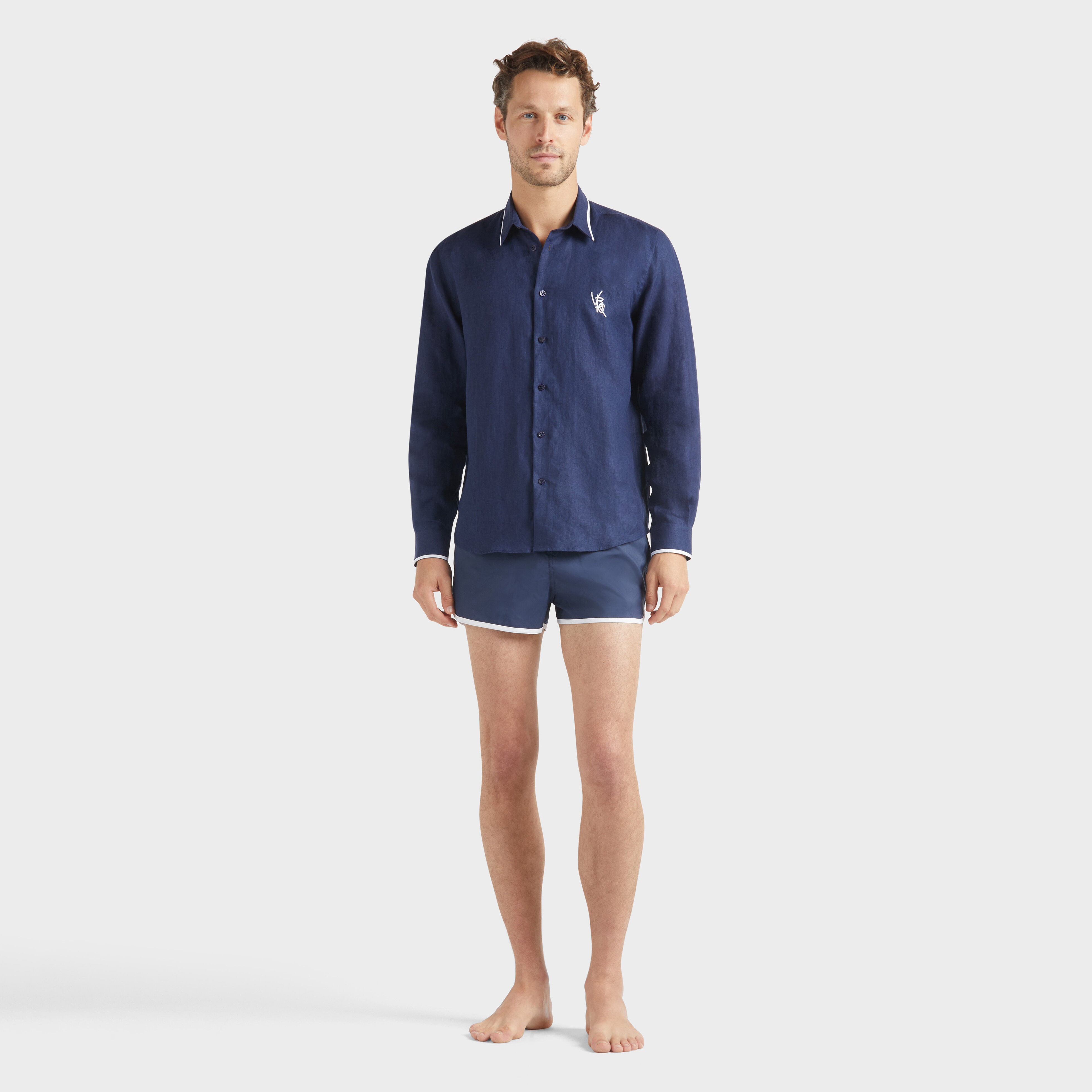 Men Linen Shirt VBQ Line - 3