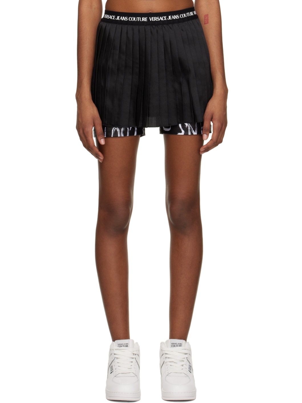 Black Pleated Skort - 1