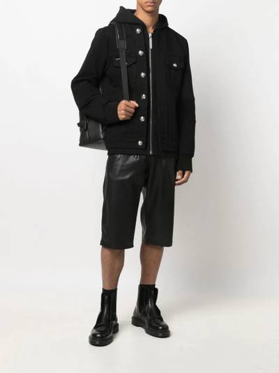 PHILIPP PLEIN Plein™ hooded denim jacket outlook