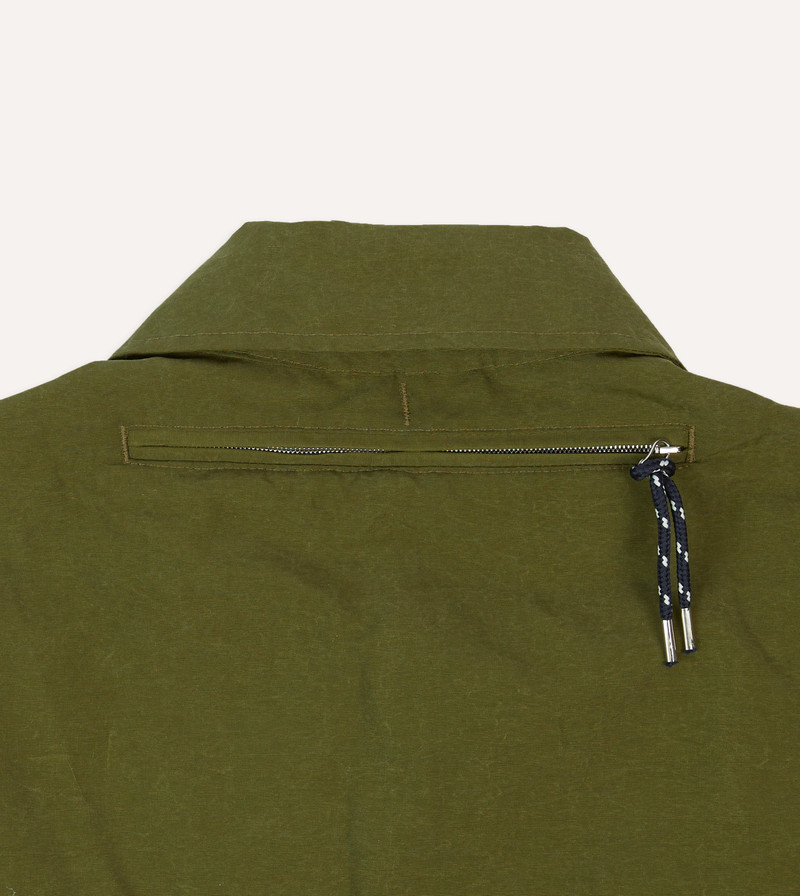 Olive Cotton Blouson Jacket 7
