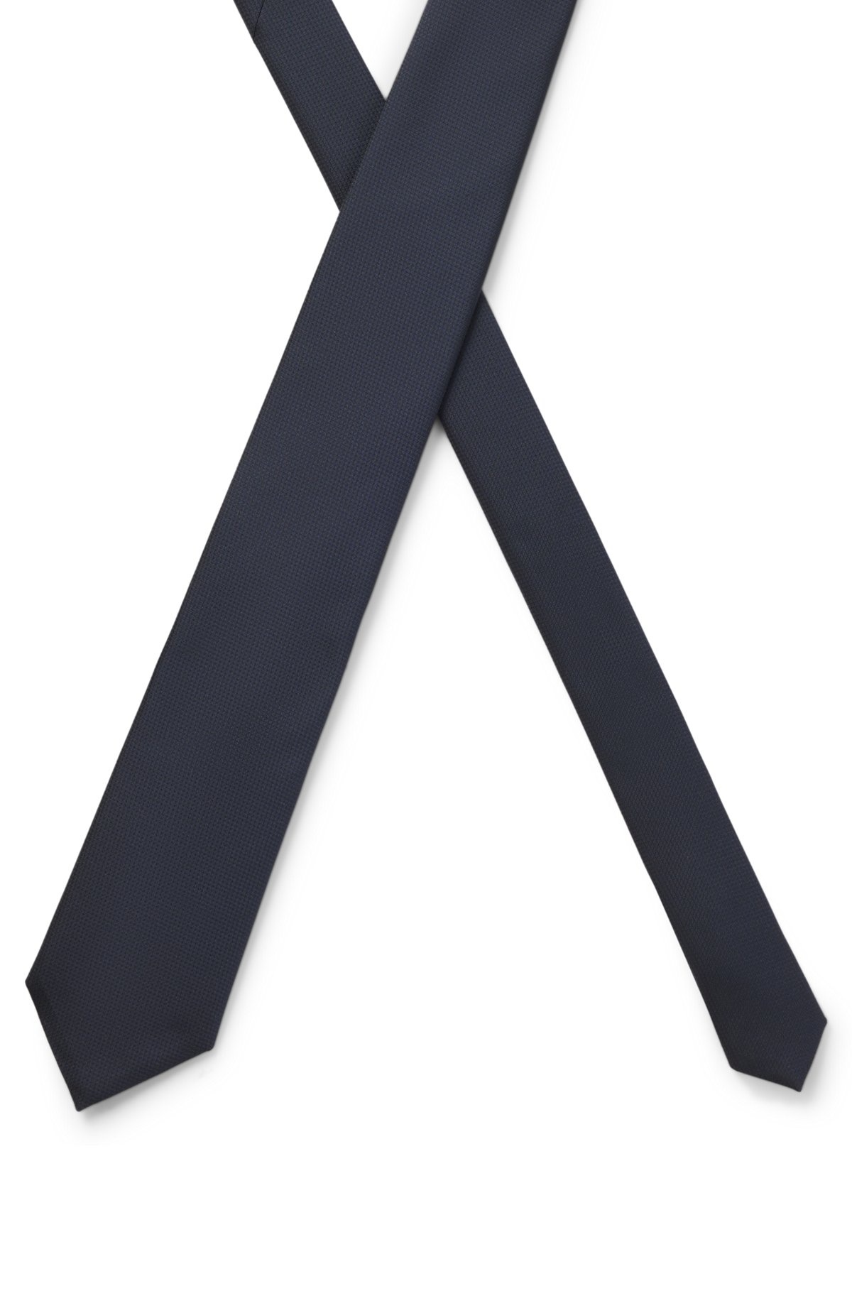 MICRO-PATTERN JACQUARD TIE WITH SILK - 4