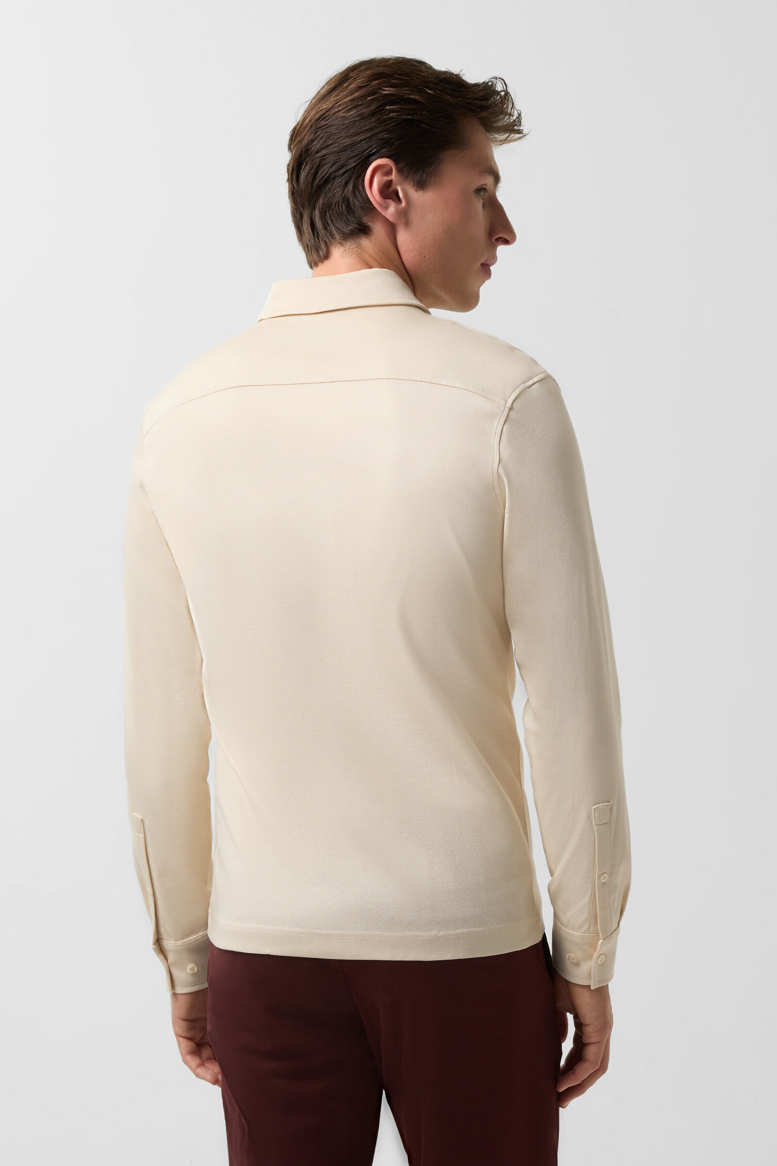 Jersey shirt Franz in Cream - 3