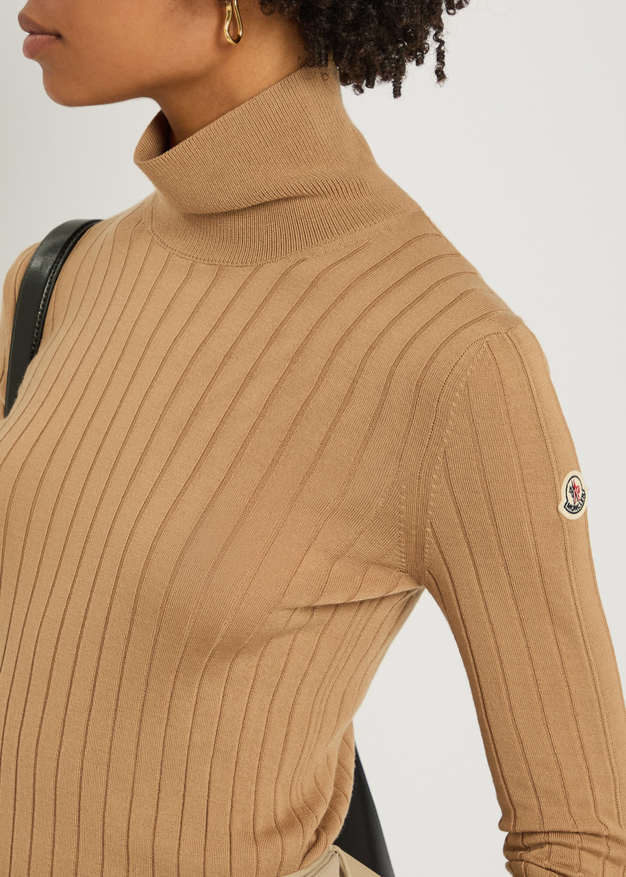 Moncler Ribbed Wool and Cashmere-blend top - 5