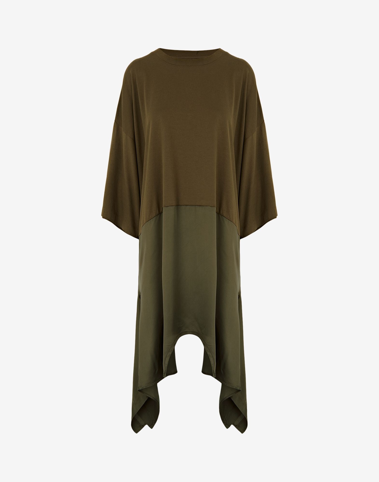 Spliced T-shirt dress - 1