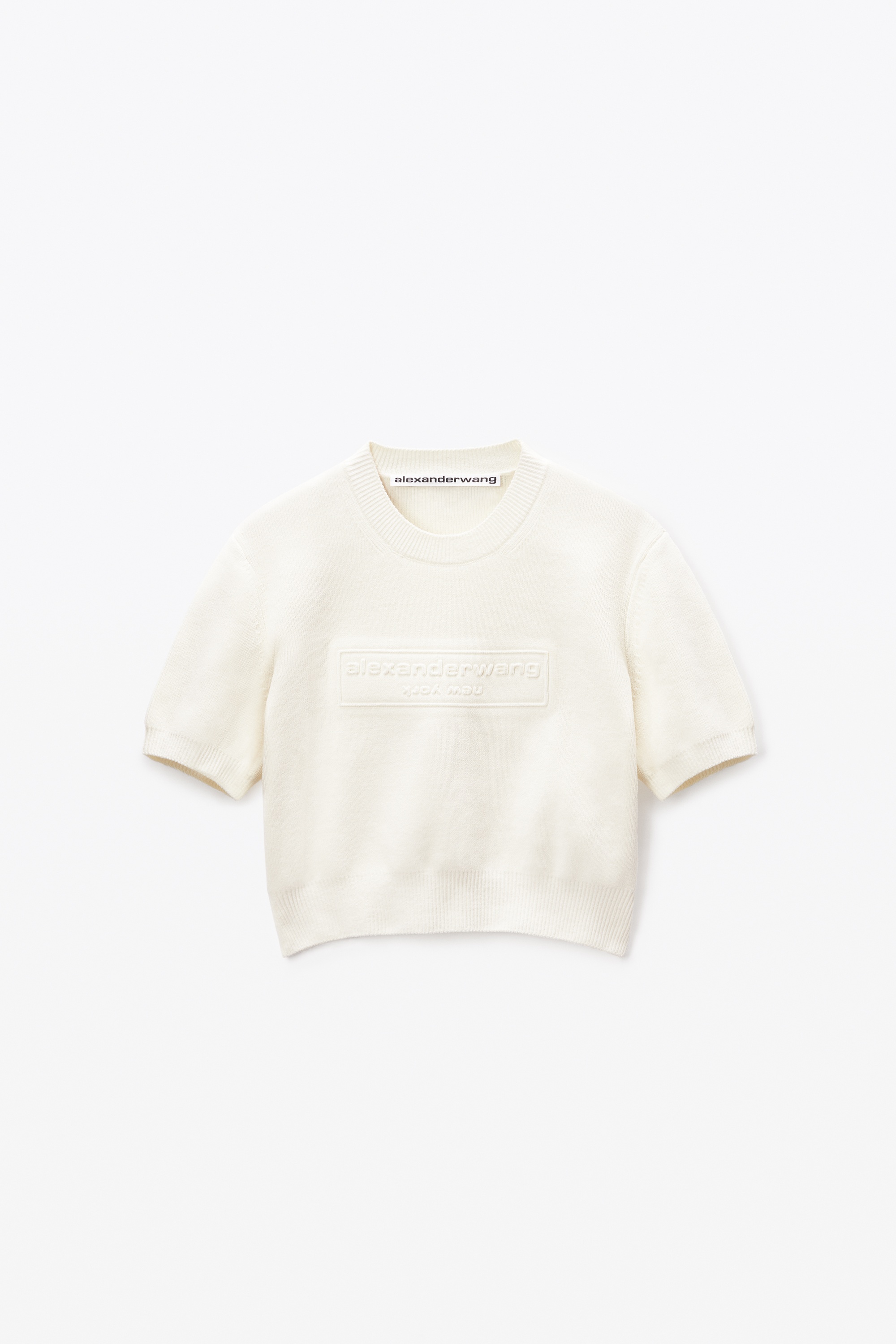 絶対持ちたい【alexanderwang】sweater tee in ribbed chenille Alexander Wang SWEATER TEE IN RIBBED CHENILLE | REVERSIBLE